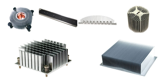 铝挤散热器 extrusion