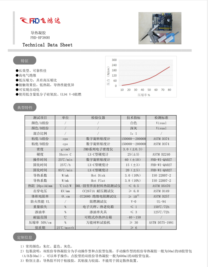 飞鸿达高导热凝胶
