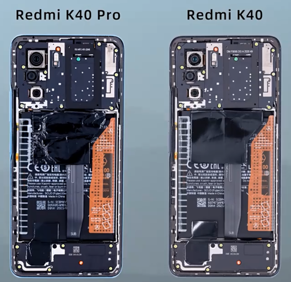 最新红米Redmi K40系列散热设计
