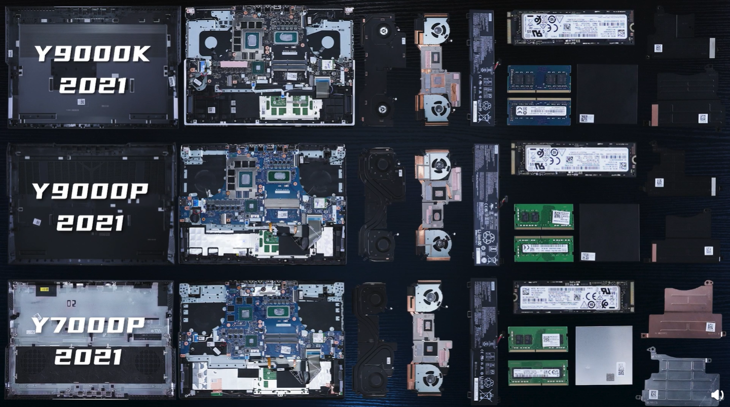 联想拯救者 Y 系列 2021 新品拆解:大面积 VC 均热板 / 10mm 热管散热 联想拯救者 Y 系列新品拆解:大面积 VC 均热板 / 10mm 热管散热