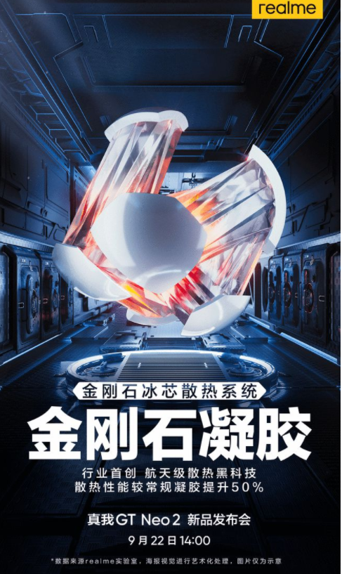 realme这次专门设计的3D立体石墨烯