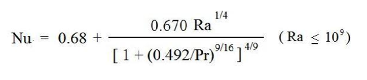热管理计算工具-自然对流换热系数计算