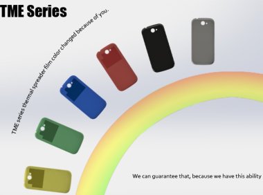 天脉热扩散膜的在手机,平板电脑,笔记本电脑应用