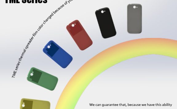 天脉热扩散膜的在手机,平板电脑,笔记本电脑应用