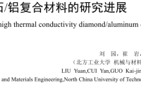 高导热金刚石/铝复合材料的研究进展