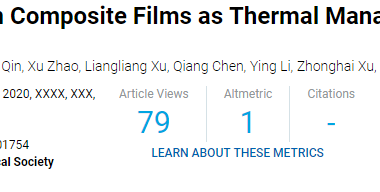 石墨烯-碳复合热管理材料在航空航天/微电子领域应用研究