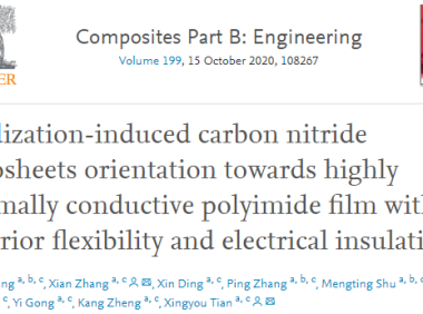 中科院合肥研究院固体所在高导热聚酰亚胺绝缘复合膜研究取得进展