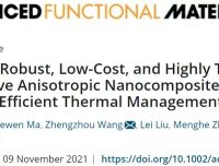 高导热的各向异性纳米复合薄膜，有效实现智能手机和大功率LED模块高效散热