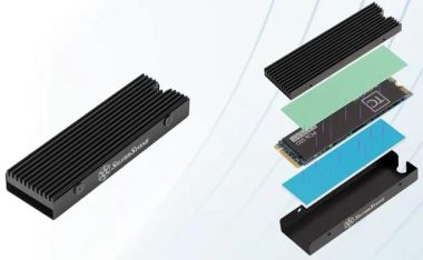 双导热垫,银欣推出PS5扩展SSD专用散热器