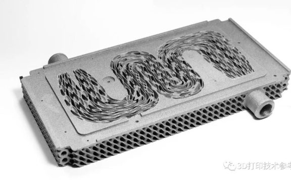 一种特殊晶格结构的3D打印散热器,既提供刚度,又增加传热面积