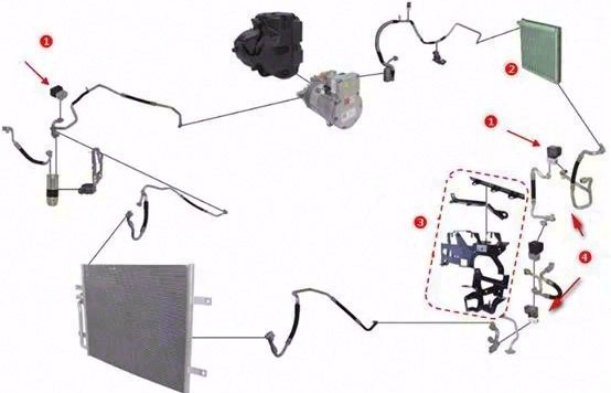 大众e-golf热泵系统架构与成本分析